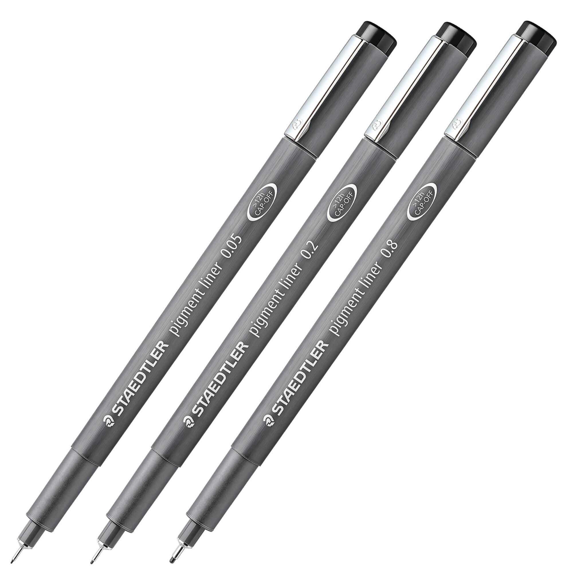 STAEDTLER® Black Piece Pigment Liner Set